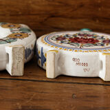 Set of 3 Slovak ceramic soliflores