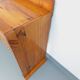 Vintage pine desk with sled legs from the 70s and 80s