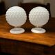 Pair of vintage Art Deco globe wall lights