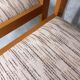 Suite de 2 chaises vintage Baumann en bois et tissu de laine années 70