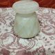 Vintage: small ball vase in natural stone and brass