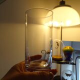 Daum France crystal tumbler glass timeless design signed 12.3 cm