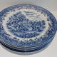 Set of 6 Churchill flat plates