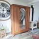 Armoire Art déco en noyer massif sculpté, 1930