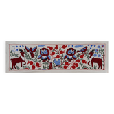 Hand-knotted rug, vintage Turkish rug 50x144 cm