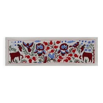 Tapis turc vintage noué à la main