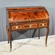 Mahogany and Rosewood Cylinder Desk, Louis XV period – 1st part XVI