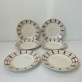 6 vintage plates