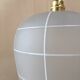1950s frosted glass pendant light