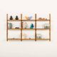 Danish mid century teak shelving unit, 1960s