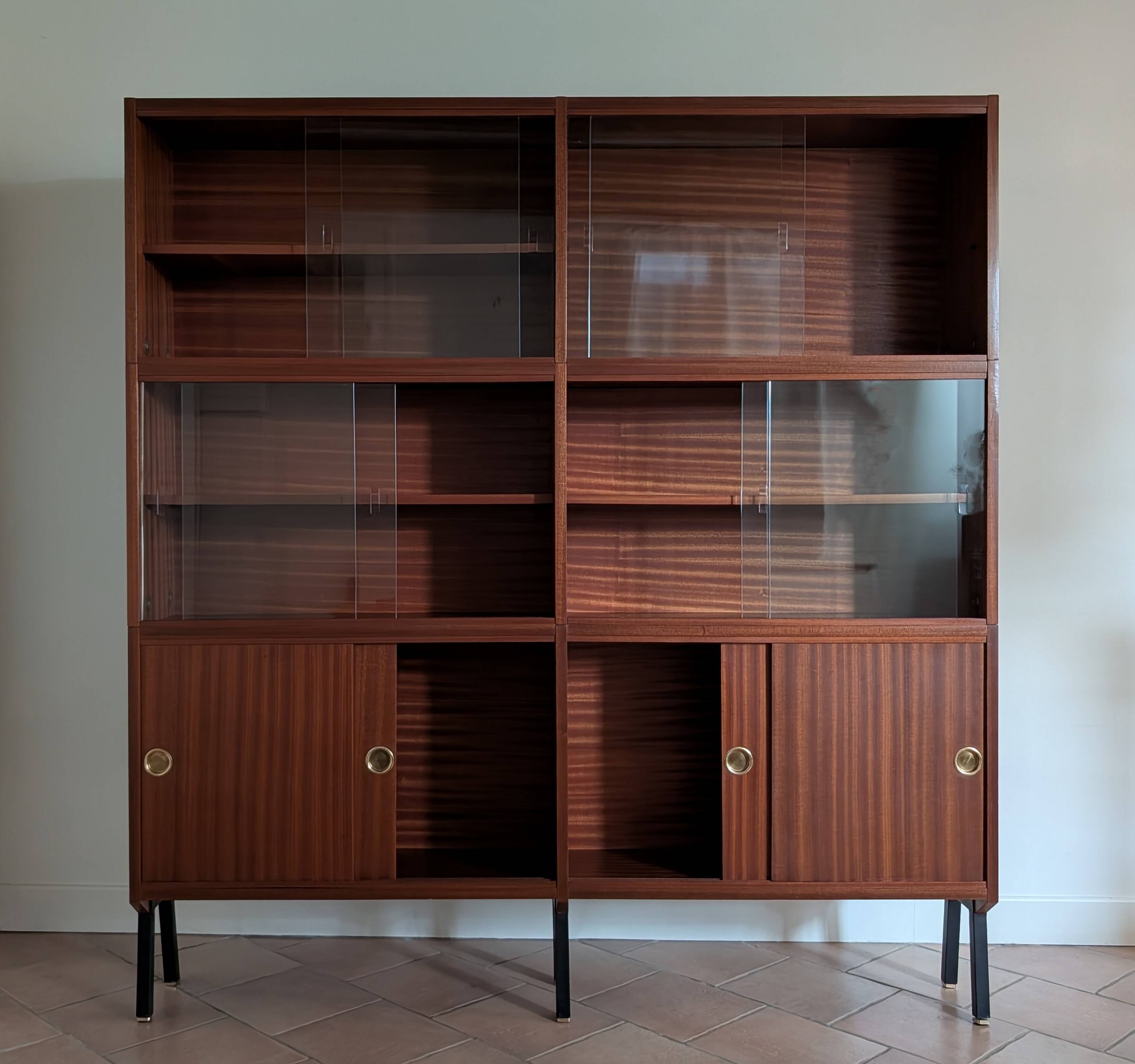Buffet vitrine bibliothèque 60'