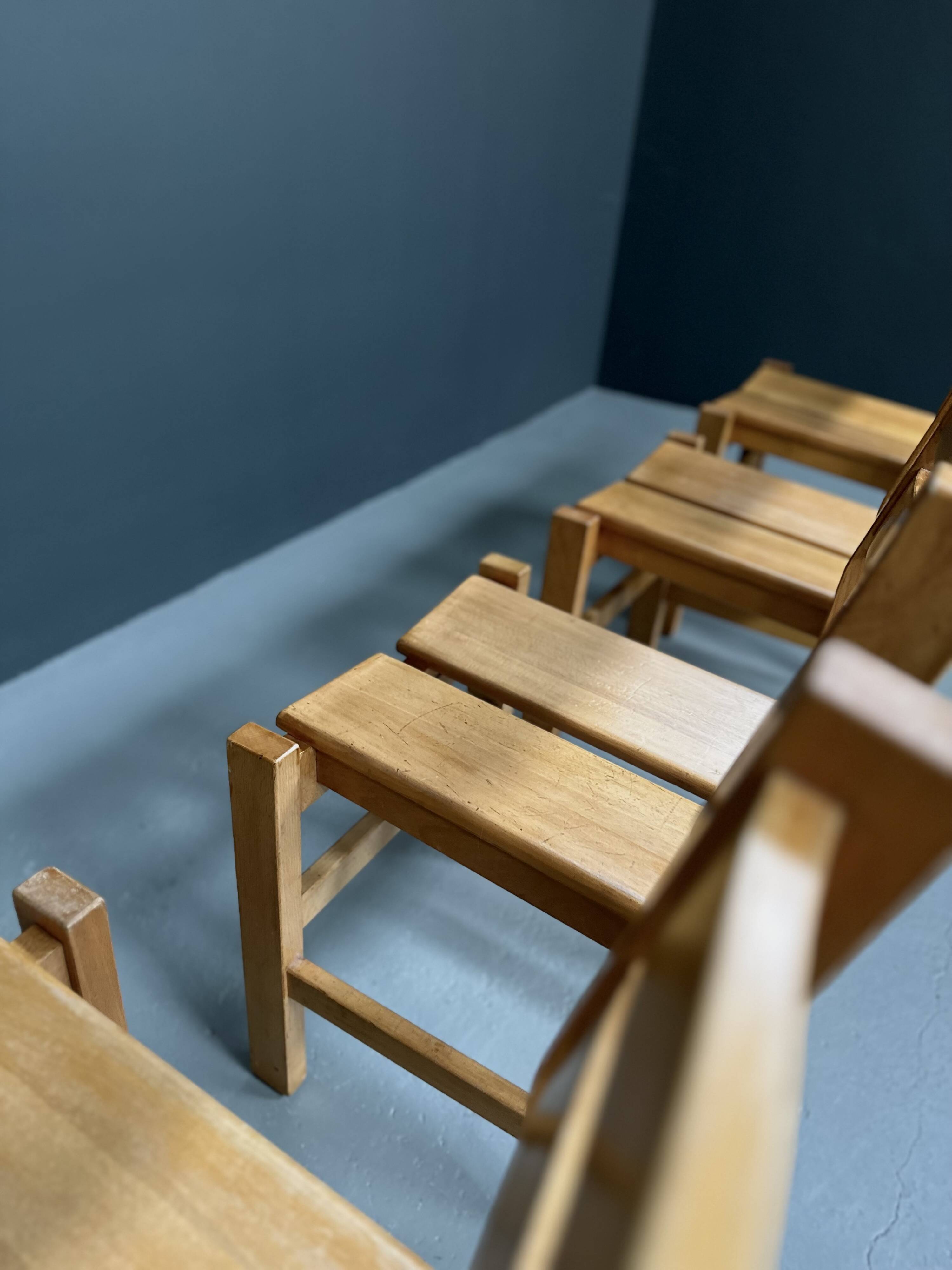 Chairs in style of maison regain for les arces