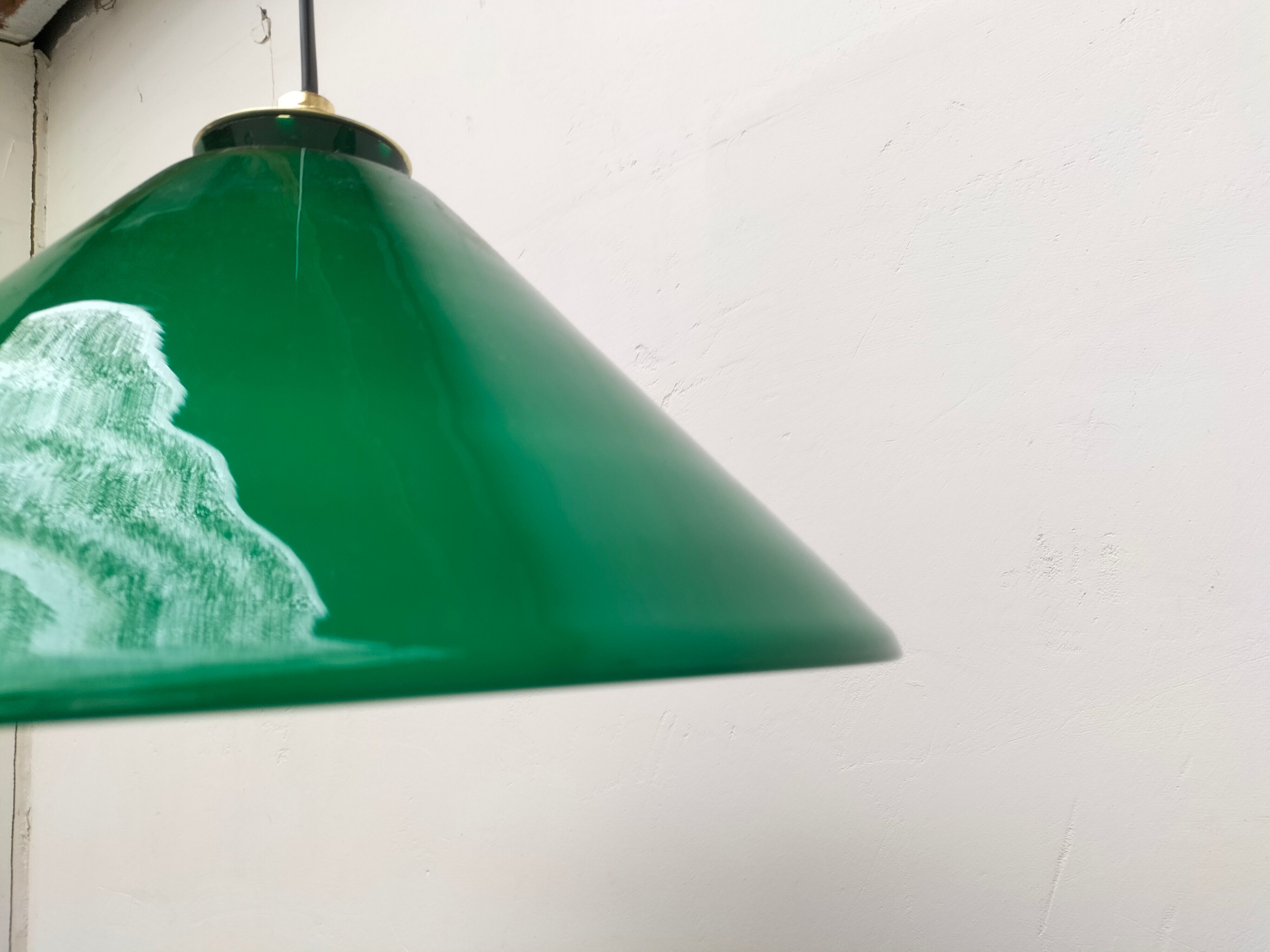 Green opaline pair