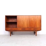 Danish design teak highboard with drawers, 1960s