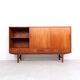 Danish design teak highboard with drawers, 1960s