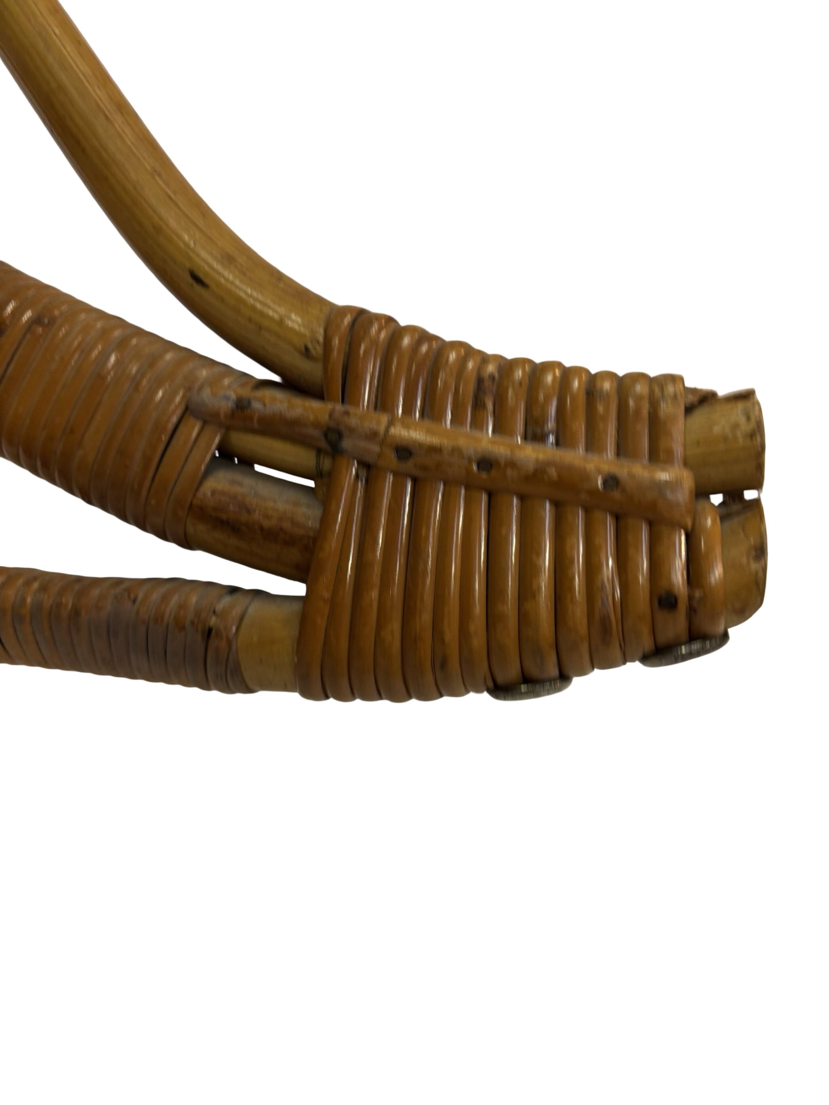 Vintage Rattan Chair Dirk Van Sliedregt Rohe Noordwolde 1960