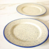 2 blue dessert plates Tulowice