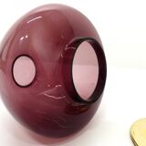 Scandinavian candle holder Hans-Agne Jakobsson Claudia purple L102/32 1960