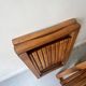 set of 4 italian wooden folding chairs by Aldo Jacober, design 1960 - 1970