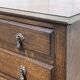 Commode anglaise en chêne des années 1930