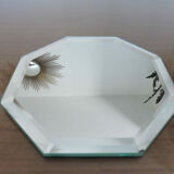 Beveled octagonal mirror 40s 50s