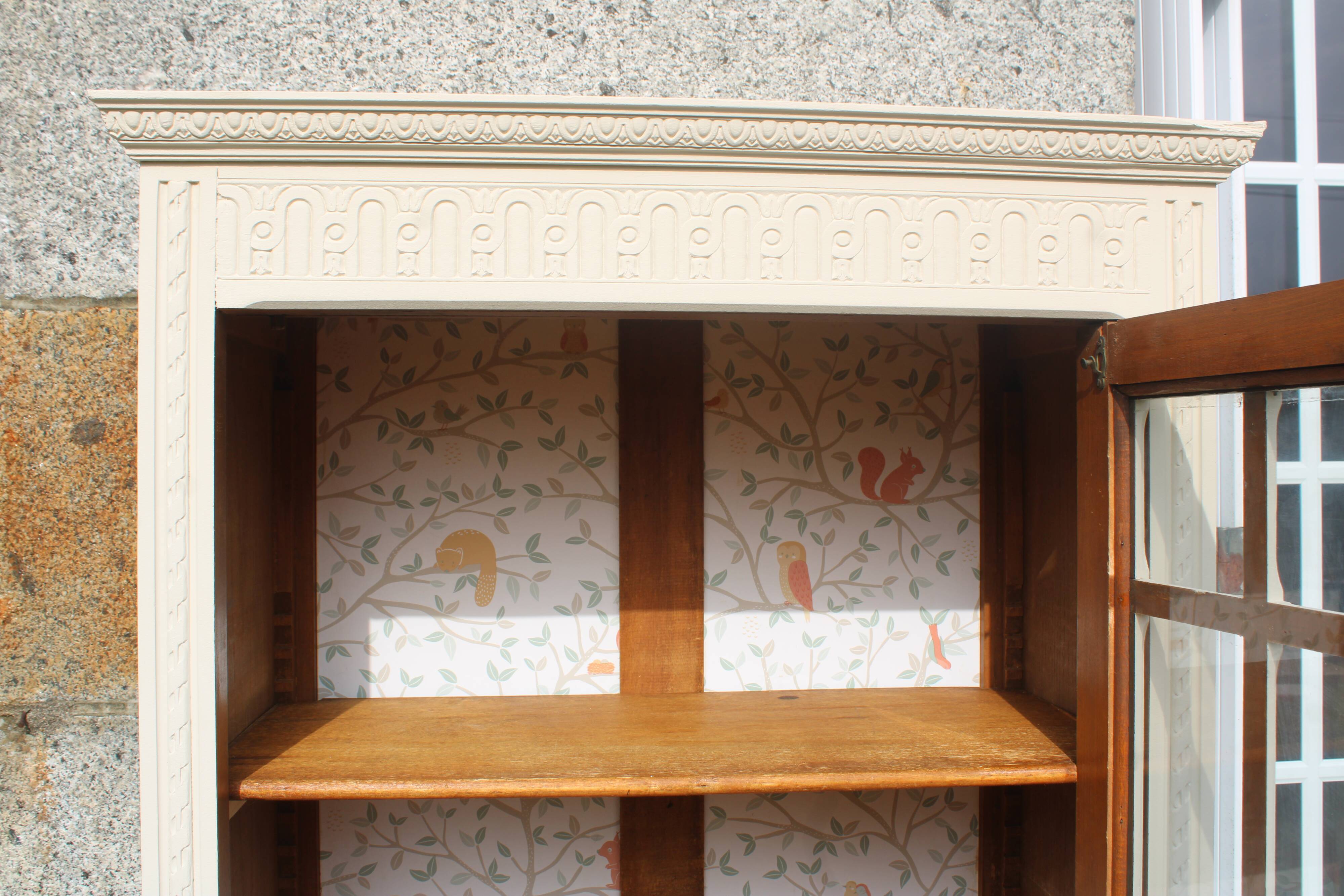 Antique Art Deco display cabinet – Camomille Libéron – 162 cm