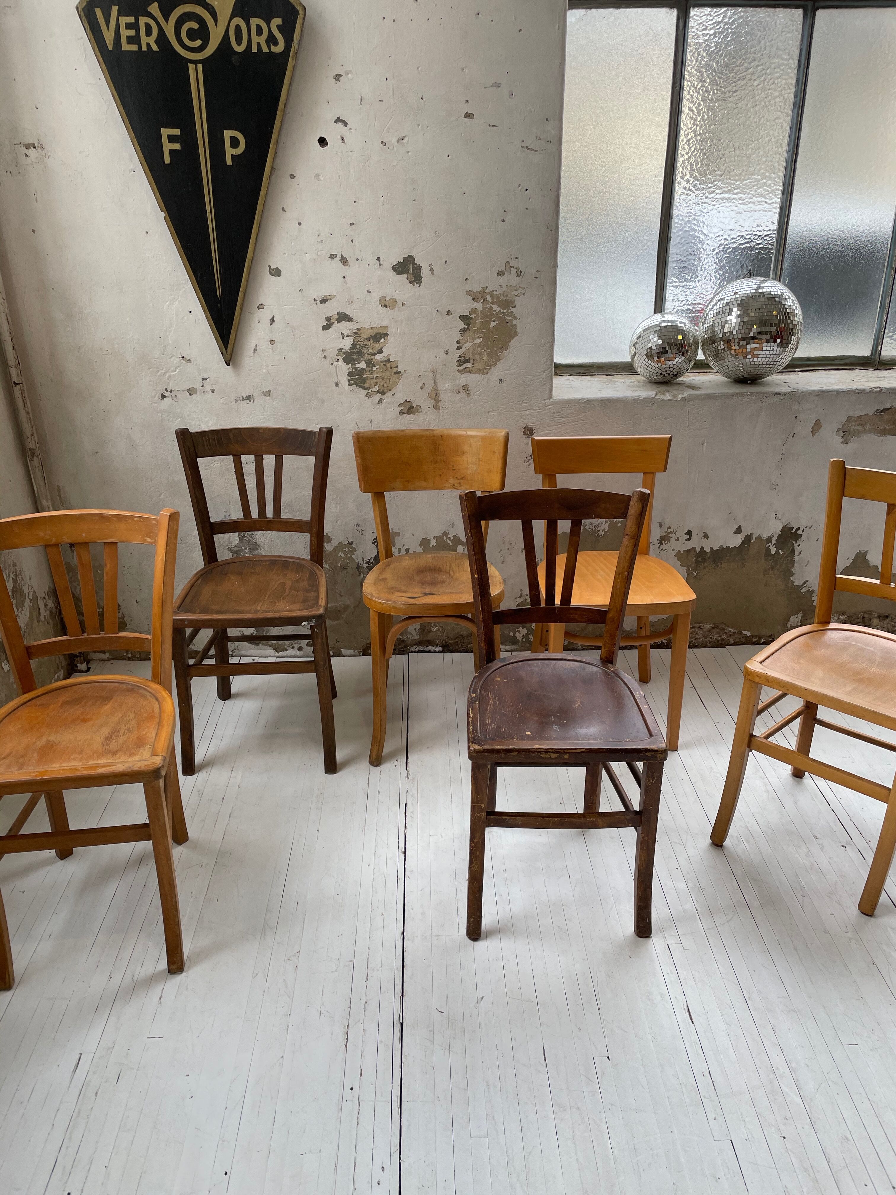 Set 6 chairs bistro Luterma Baumann