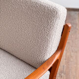 Canapé deux places, Ole Wanscher pour France & Son, série Senator, en teck