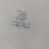 Handmade soup plate – Gruyère pottery – 1950s–70s