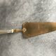 ANTIQUE SILVER PIE AND GOLDEN METAL SHOVEL in FÉRRÉOL-Boudat BOX