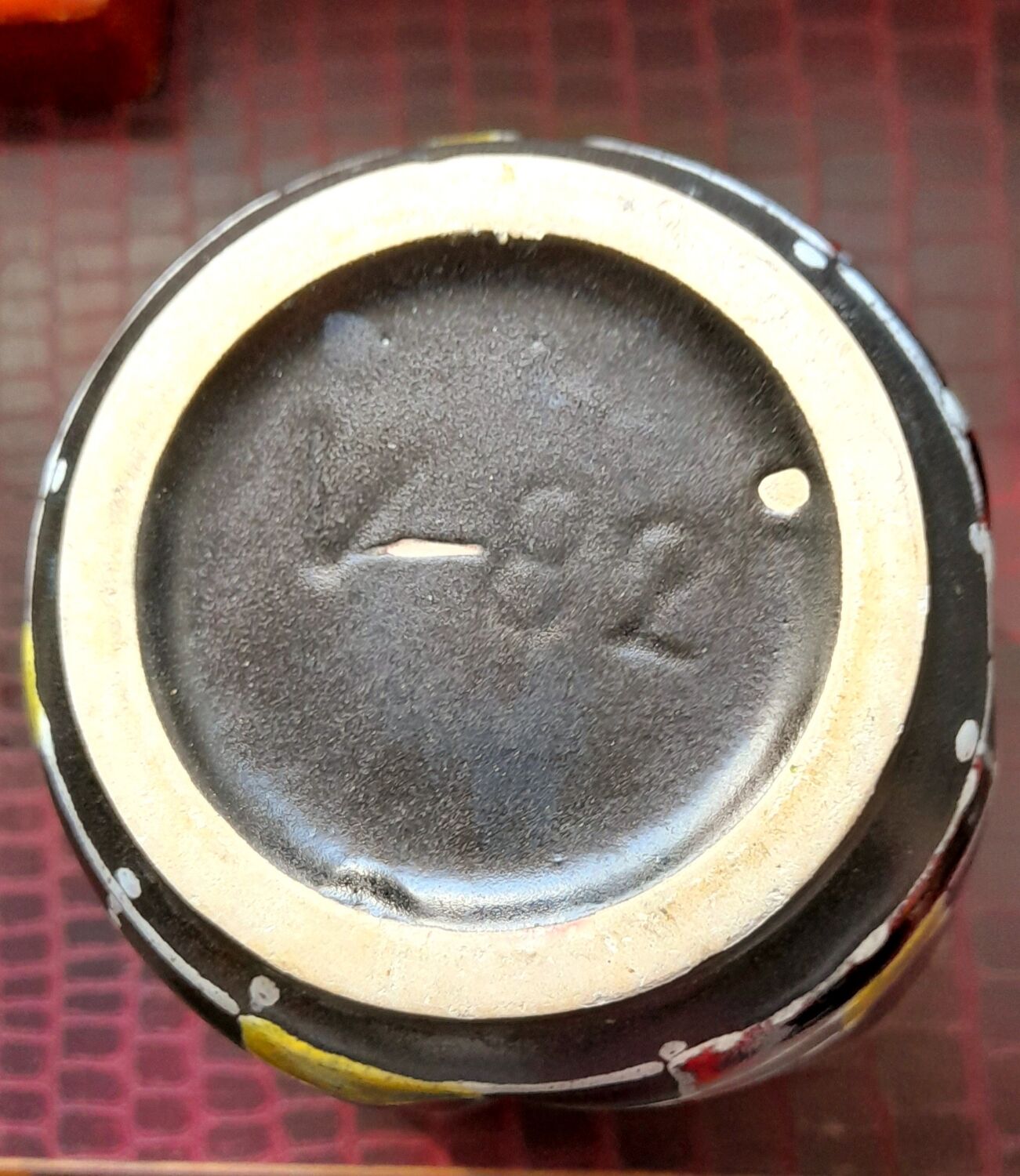 60s glazed ceramic vase