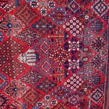 Large handmade former Persian Joshaghan rug 242x335 cm