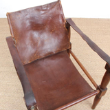 Fauteuils Safari en hêtre 1940s
