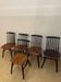 Suite de 5 chaises Tapiovaara modèle Fanett