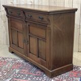 Buffet anglais en noyer des années 1950
