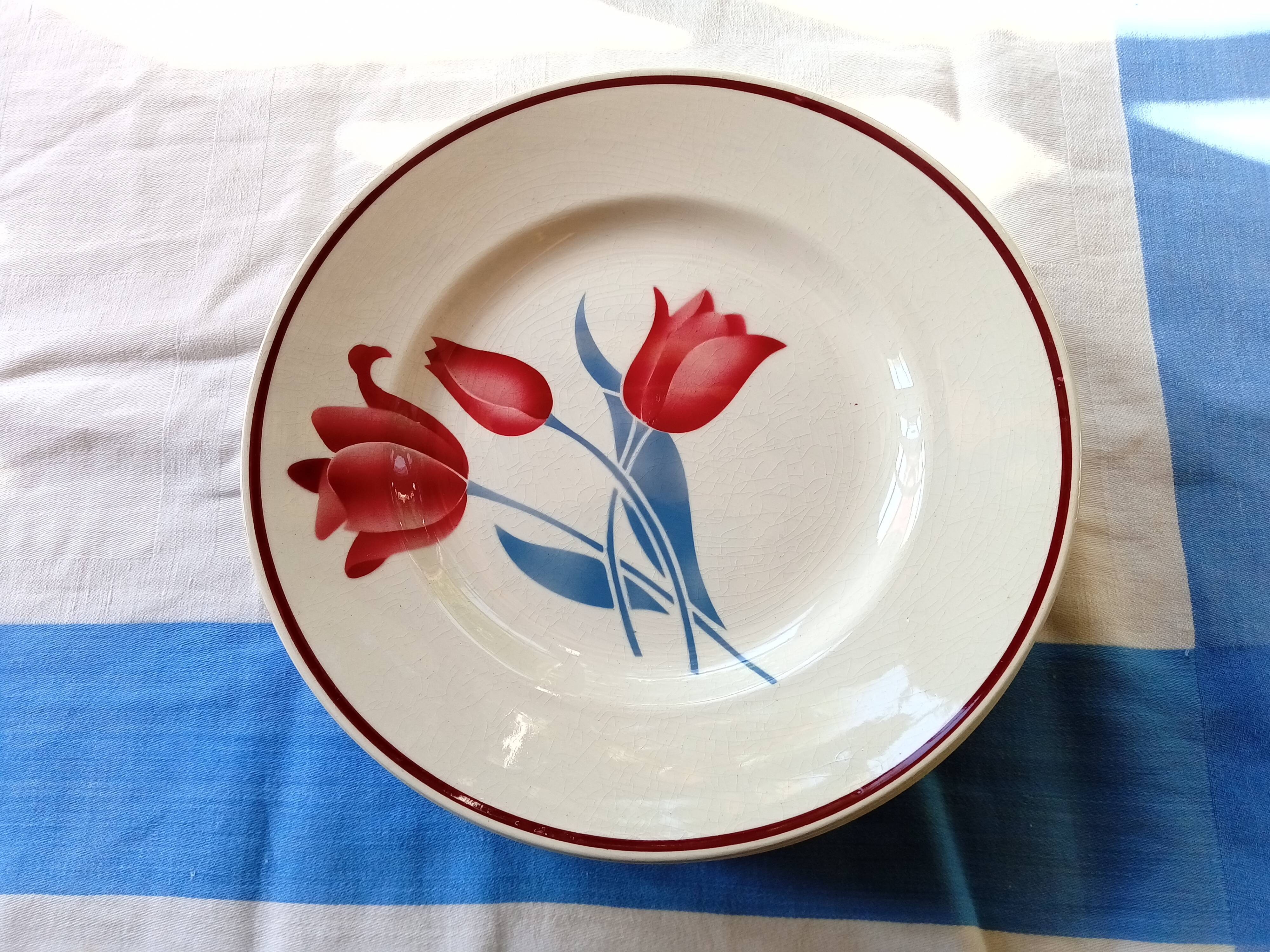 6 Terre de Fer flat plates