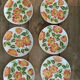 Selency flower plates x Monoprix Croisé Laroche