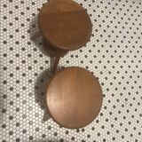 Pair of vintage tripod stools