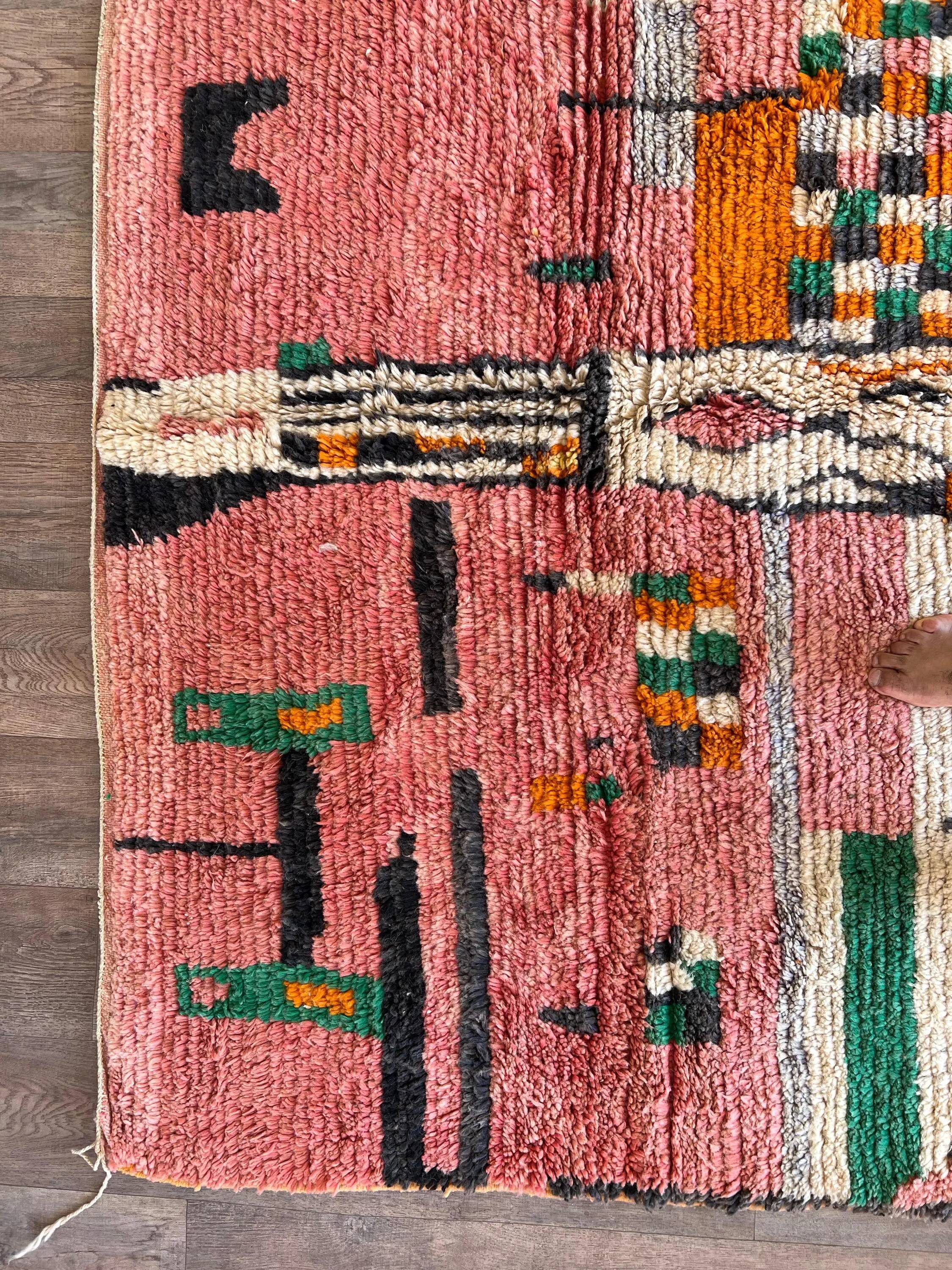 Grand tapis berbère fait main 3x2 m