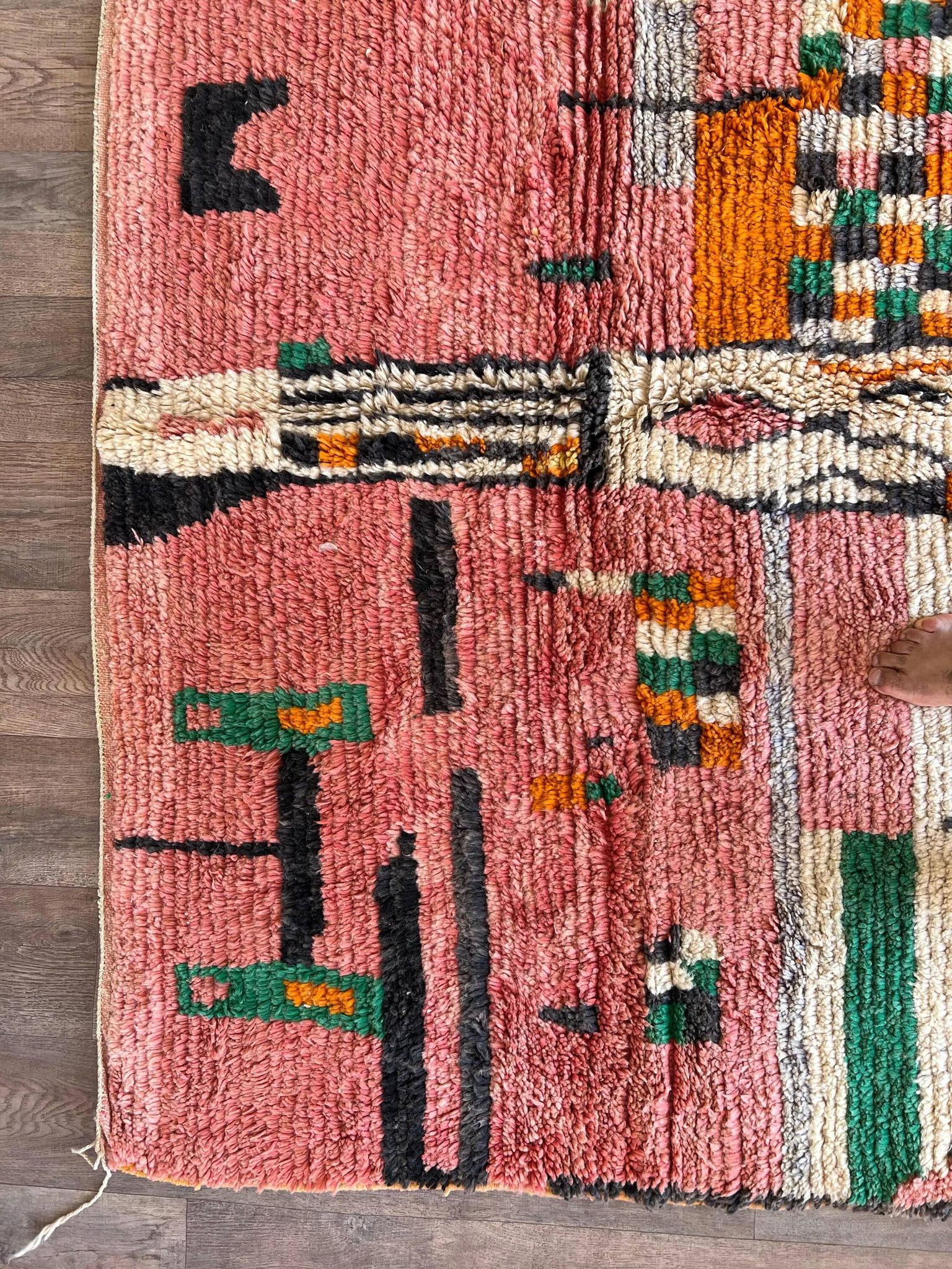Grand tapis berbère fait main 3x2 m