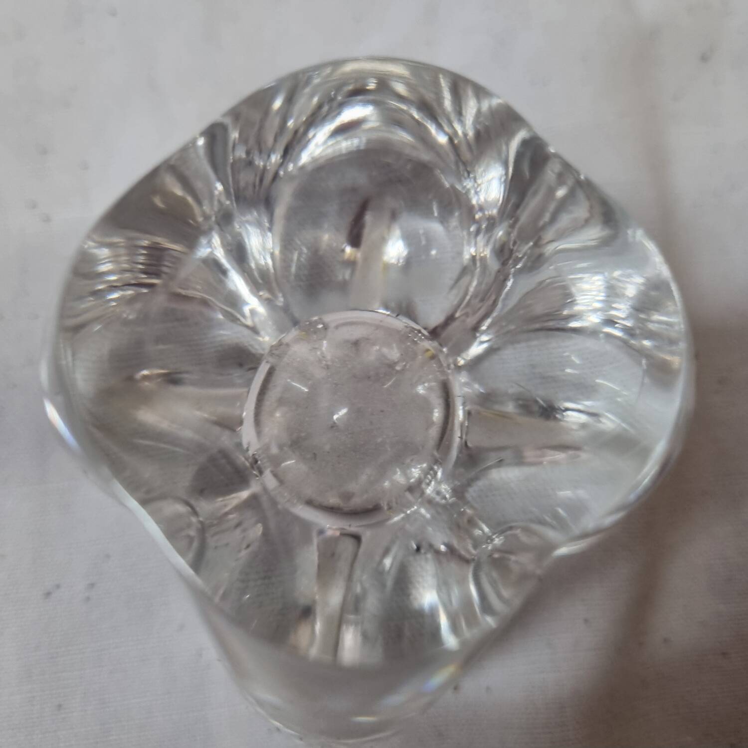 Sèvres crystal candle holder