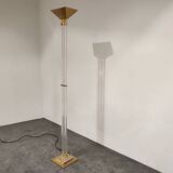 Vintage Brass and Lucite Floor Lamp, 1970s