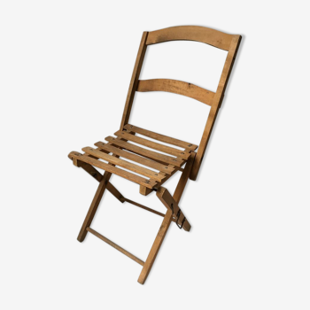 Chaise pliable  en bois pour enfant