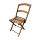 Foldable wooden chair for children