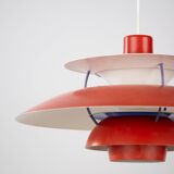 Suspension vintage danoise Ph 5 dans le style de Poul Henningsen, Louis Poulsen, 1958