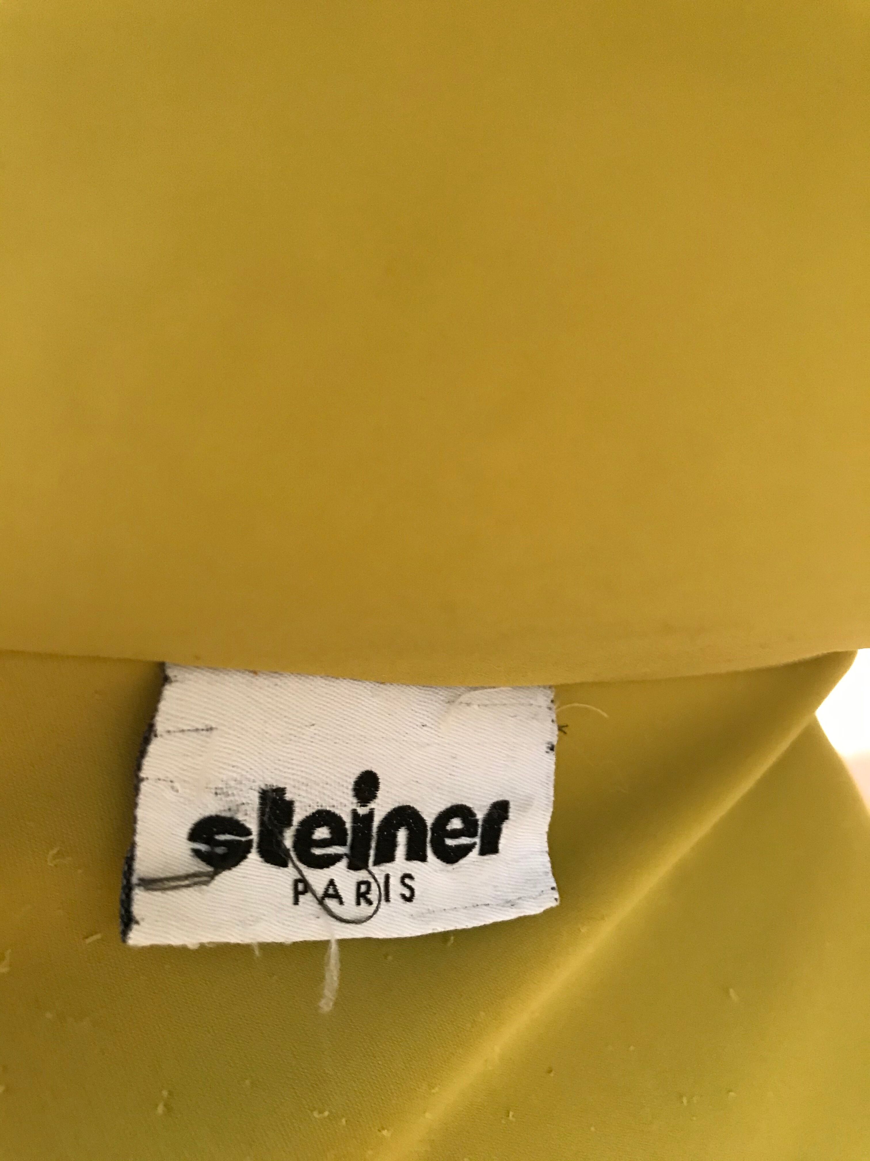 Splendid zen armchair design and vintage steiner 1970