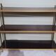 Vintage shelf to install or fix in formica and brass