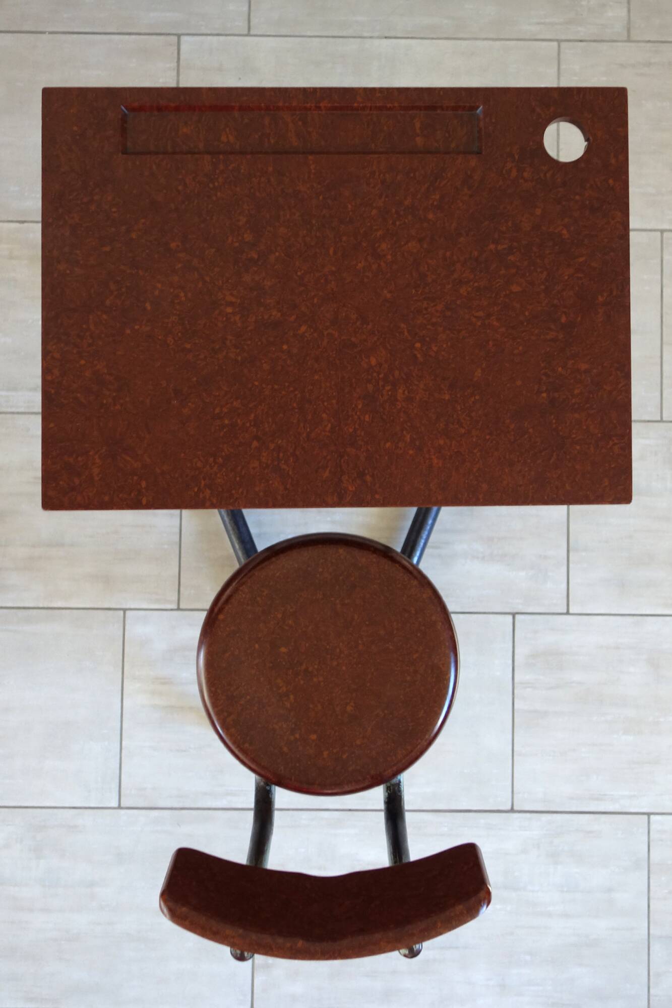 Old school desk from the 1930s