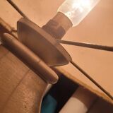 Vintage aluminum table lamp