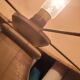 Vintage aluminum table lamp